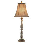 Accent Lighting Slender Carved Buffet Lamp