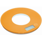 Colourworks Electronic Round Platform Kitchen Scales in Orange