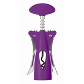 Colourworks Wing Corkscrew with Soft Touch Coloured Body Purple