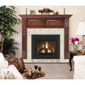 Deluxe Wellington Flush Fireplace Mantel