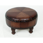 Leather Ottomans