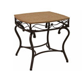 Valencia Wicker Resin Patio Side Table