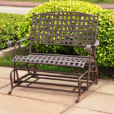 Santa Fe Wrought Iron Garden Bench