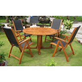 Royal Tahiti Santiago 5 Piece Dining Set