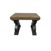 Rustic Forge Wood Entryway Bench