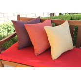 20" Solid Cotton Throw Pillow (Set of 2)