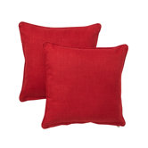 18" Mix Pattern Outdoor Throw Pillow (Set of 2)