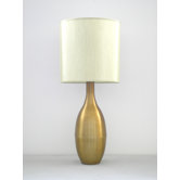 Juggler Table Lamp in Spungold with Pebble Shade