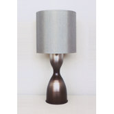 Lulu Table Lamp in Smoke with Platinum Shade