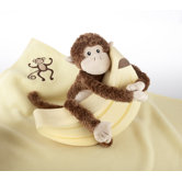 Plush "Monkey Magoo and Blankie Too!" Gift Set