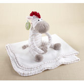''Zoey the Zebra'' Plush Zebra with Blanket