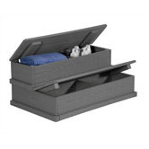 36" Redwood Two Tier Storage Steps