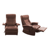 Leather Effect Reclining Chair