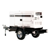 Kubota Diesel 500 DC Welder, 3 KW Generator T-4 Mounted on TRLRMP
