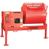 12 Cubic Foot Honda GX390QA Whiteman Poly or Hydraulic Mortar Mixer with Hydraulic Drump