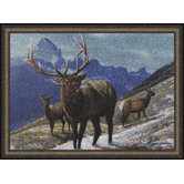 Eddie LeRoy Elk Novelty Rug