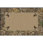 Realtree Timber Solid Center Novelty Rug
