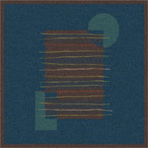 Pastiche Horizon Blue/Dark Brown Rug