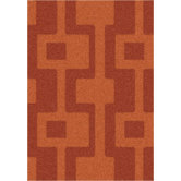 Modern Times Uptown Fall Orange Rug