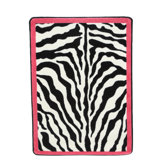 Black & White Zebra Glam Pink Passion Rug