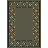Design Center Rose Bower Sage Rug