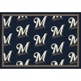 MLB Team Repeat Baseball Novelty Rug