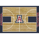 NCAA Court Novelty Rug
