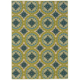 Caspian Green/Blue/Ivory Rug