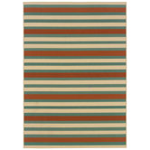 Montego Blue/Orange Multi Rug