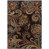 Palermo Black/Green Rug