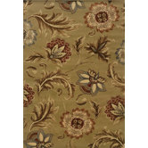 Darcy Tan/Gold Floral Rug