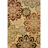Darcy Beige/Rust Floral Rug