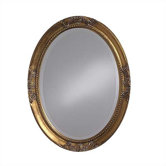 Queen Ann Mirror with Gold Finish
