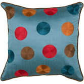 T-3576 18" Decorative Pillow in Peacock Blue