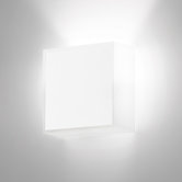 Beta Square Wall Sconce in Soft White Lacquer