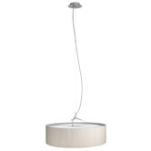 Plis 4 Light Drum Foyer Pendant