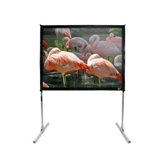 CineWhite 111" Overall Width QuickStand Folding Screen - 120" Diagonal