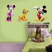 Mickey, Minnie and Pluto Wall Graphic