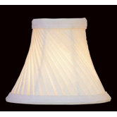 Swirl Pleat Chandelier Shade in Cream