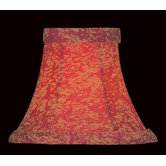 Woven jacquard Chandelier Shade in Red