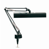 Solare  Reading Lamp with Clamp in Black