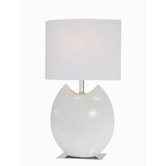 19.25" x 11.5" Table Lamp in Ivory