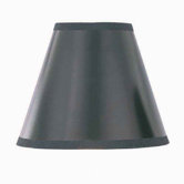 Candelabra Shade in Black with Gold Liner