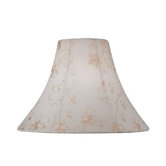 Jacquard 12" x 16" Bell Lamp Shade in Cream