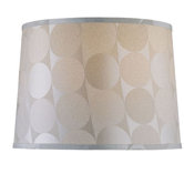 Circle Textured Fabric Lamp Shade