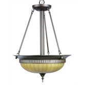 3 Light Inverted Pendant