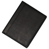 Genuine Leather Writing Pad in Black