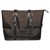 Peyton Laptop Tote in Brown
