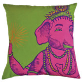 Bazaar 22" x 22" Pillow in Lime