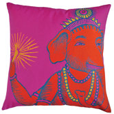 Bazaar 22" x 22" Pillow in Fuchsia